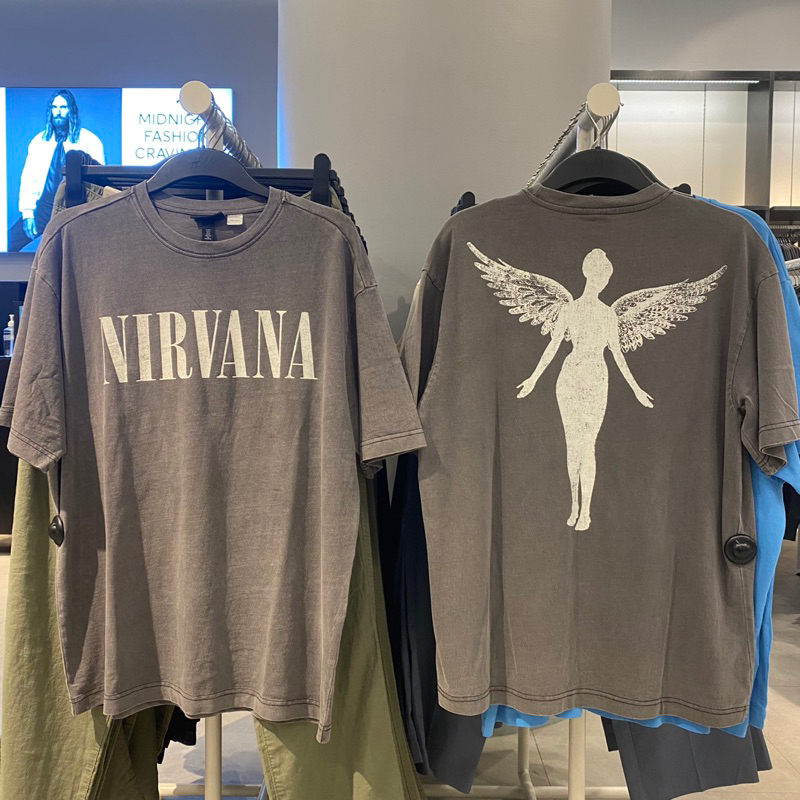 Kaos Nirvana x H&M Original Store Relaxed Fit