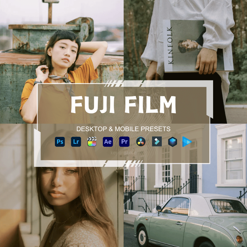 Preset Lightroom Premium - 15 Fuji Film + LUTs