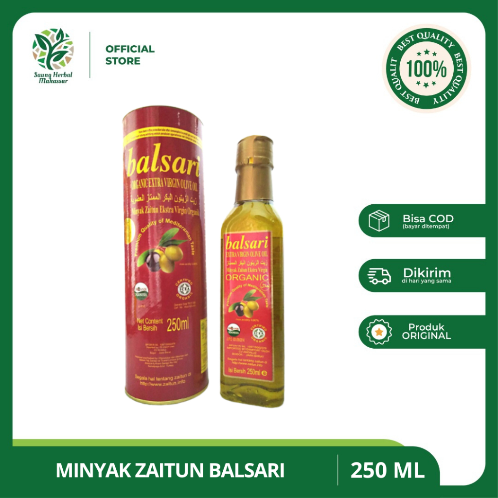 

Minyak Zaitun Balsari 250 Ml | Extra Virgin Oil