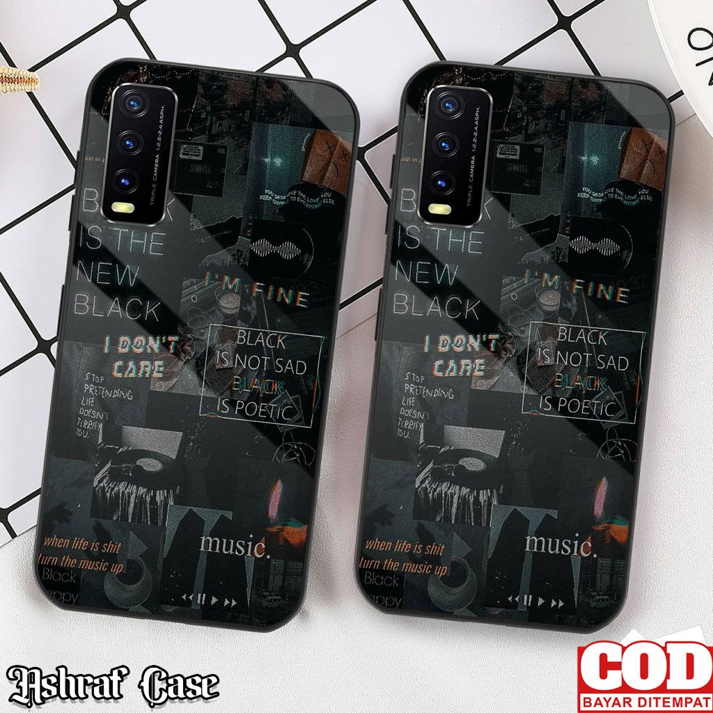 Case VIVO Y12S / Y20 / Y20S / Y20SG - Casing VIVO Y20 / Y12S / Y20S / Y20SG ( AESTH ) Silikon Hp Y12