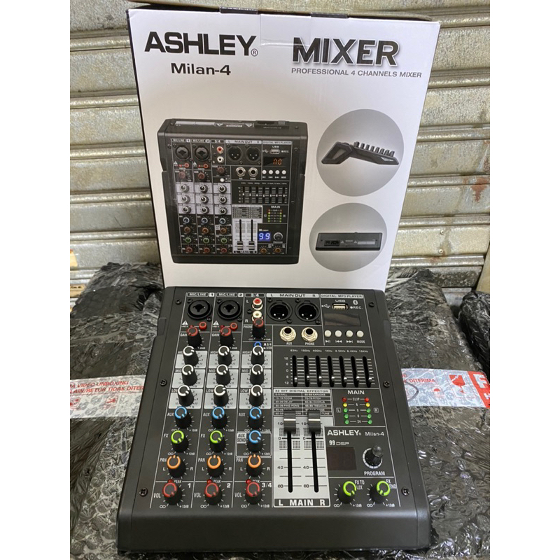 Mixer Audio ASHLEY MILAN-4 ORIGINAL 4CH NEW 32bit 99DSP
