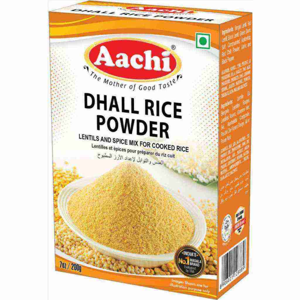 

DHALL RICE POWDER AACHI 200G / Perpaduan Lentil & Rempah