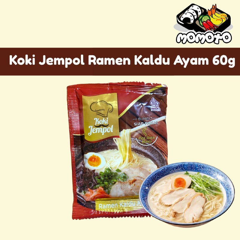 

Koki Jempol Ramen Kaldu Ayam Tori Paitan Gurih Kental 60 gram