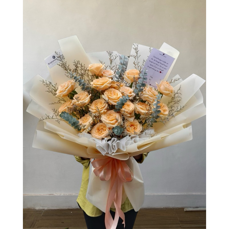 (kode 39) Hand buket malang/ bunga asli malang/ fresh flower/ bunga segar malang