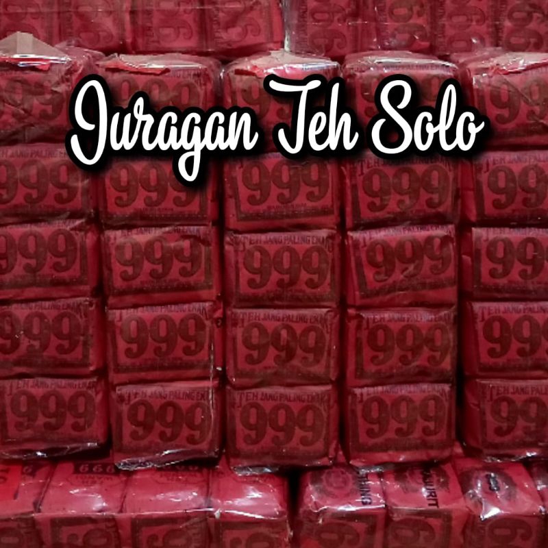 

Teh 999 asli Solo 1 slop isi 10 pcs (@40gr) Khas Wedangan Angkringan Solo