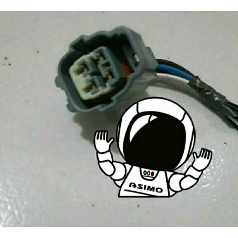 Soket headlight pin 4 original Kia Carens Carnival Cerato Sedona Magentis Morning Optima Picanto Pre