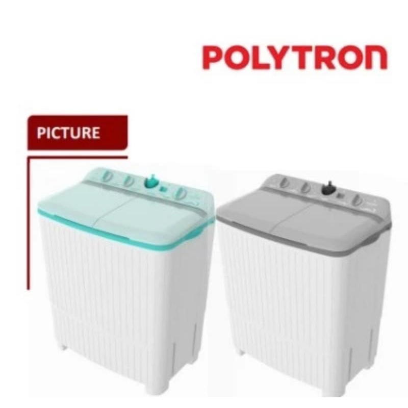 Polytron Mesin Cuci 2 Tabung 9 Kg PWM-9076