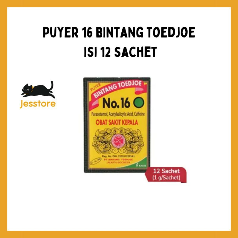 PUYER 16 BINTANG 7 ISI 12 SAK