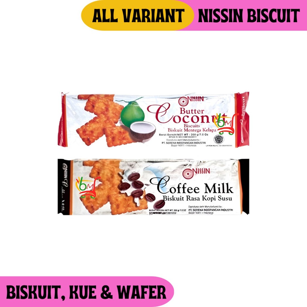 

Nissin Biskuit Kelapa & Kopi All Variant