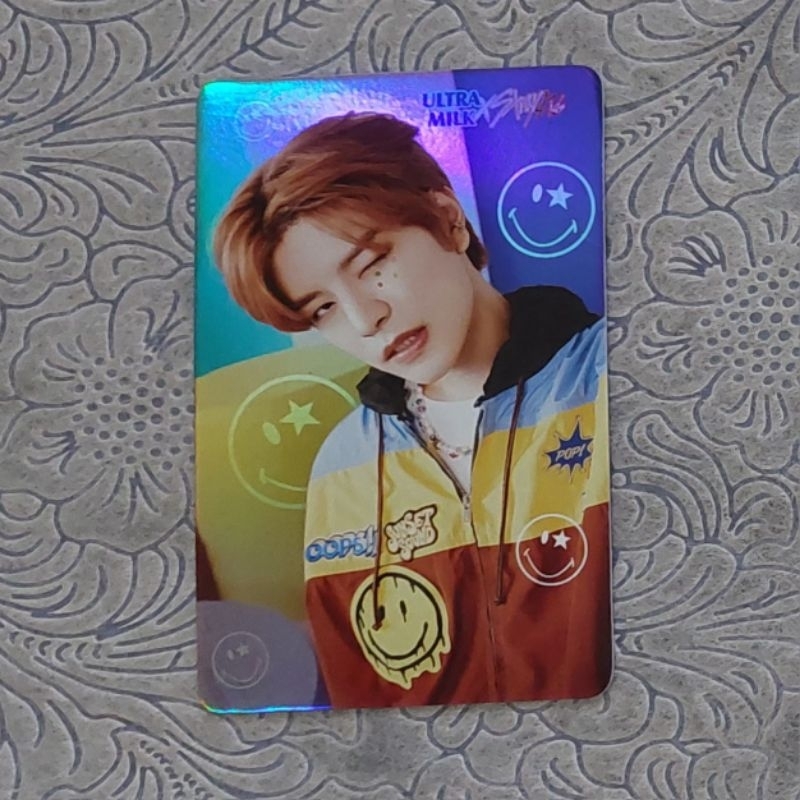 Official Photocard Seungmin Stray Kids X Ultra Milk PC skz um Hologram