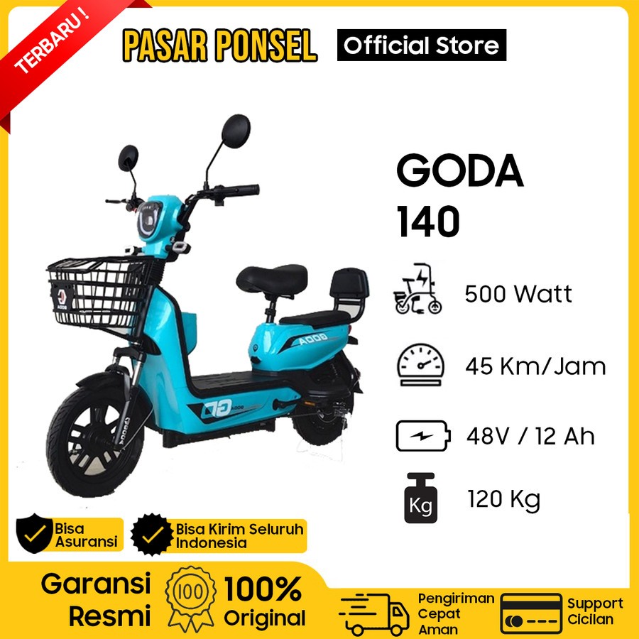 GODA 140 GOLDEN MONKEY NEW SEPEDA LISTRIK GARANSI RESMI