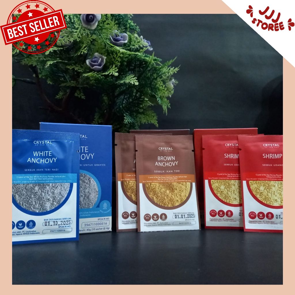 Crystal of the Sea Seasoning Powder 4gr Sachet - Bumbu Kaldu Bubuk
