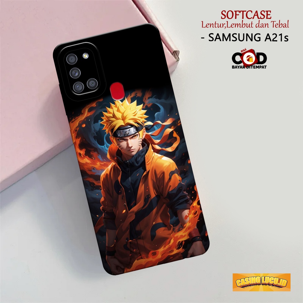 Case Hp Samsung A21s - Fashion Case ANIME - Casing Samsung Galaxy A21s - Softcase TPU Pro Camera