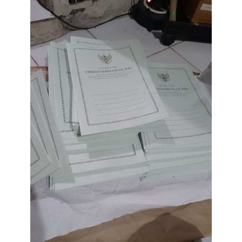 

120 pcs Map Stop Map Folio Garuda Minim