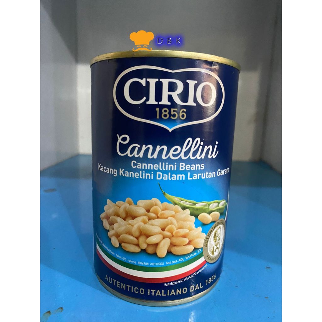 

Cirio CANNELLINI BEAN 400gr / Kacang Kanelini Dalam Larutan Garam