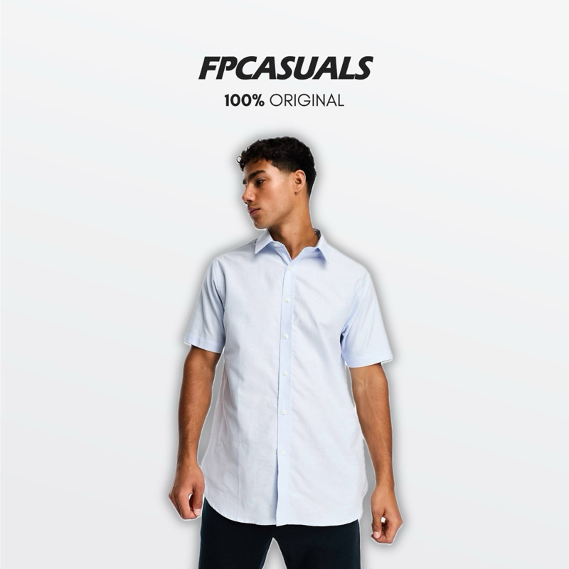 Kemeja Ben Sherman Oxford Short Shirt BNWT Original Resmi