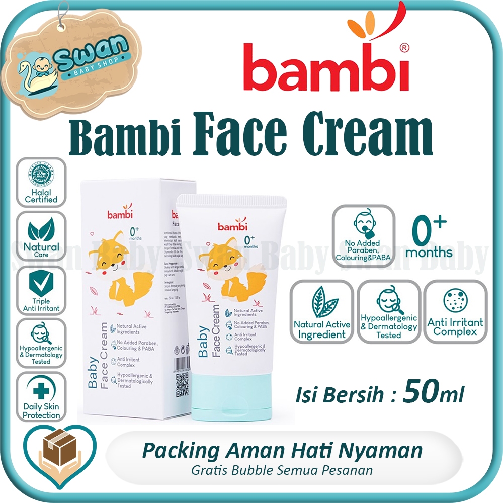 Bambi Baby Face Cream / Face Cream Bayi / Face Cream Anak / Cream Wajah Anak / Cream Wajah Anak
