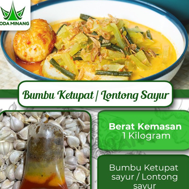 

READY STOK Bumbu Ketupat Lontong Sayur Giling Basah Halus Bumbu Jadi 1Kg