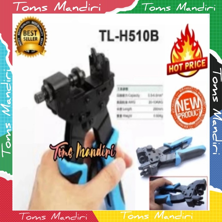 Tang Crimping Compression Bnc F,Bnc,Rca,Rg59,Rg6,F Type TL-H510B