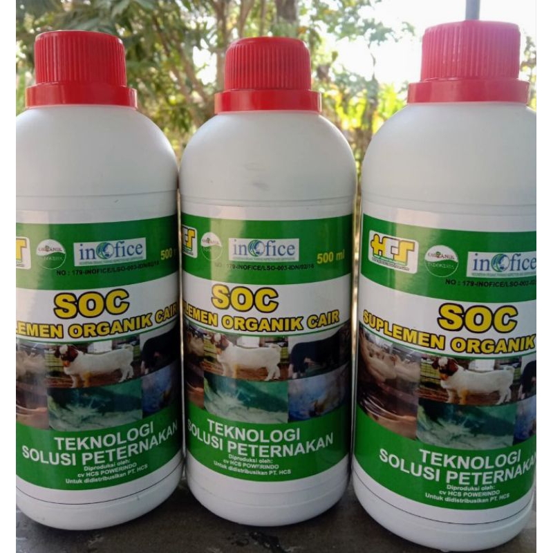 SOC HCS SUPLEMEN ORGANIK TERNAK