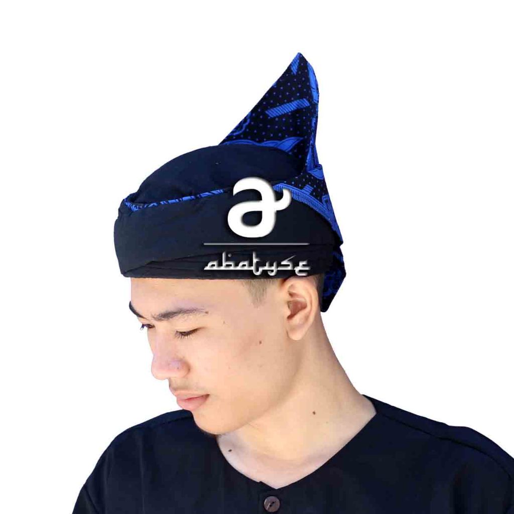 Blangkon Sunda Premium Model Mahkuta Naga - Iket Sunan Batik Baduy