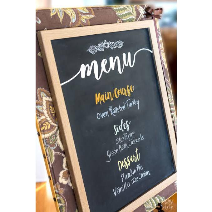 

Papan tulis kapur chalkboard blackboard menu cafe dengan atau tanpa frame seperti foto