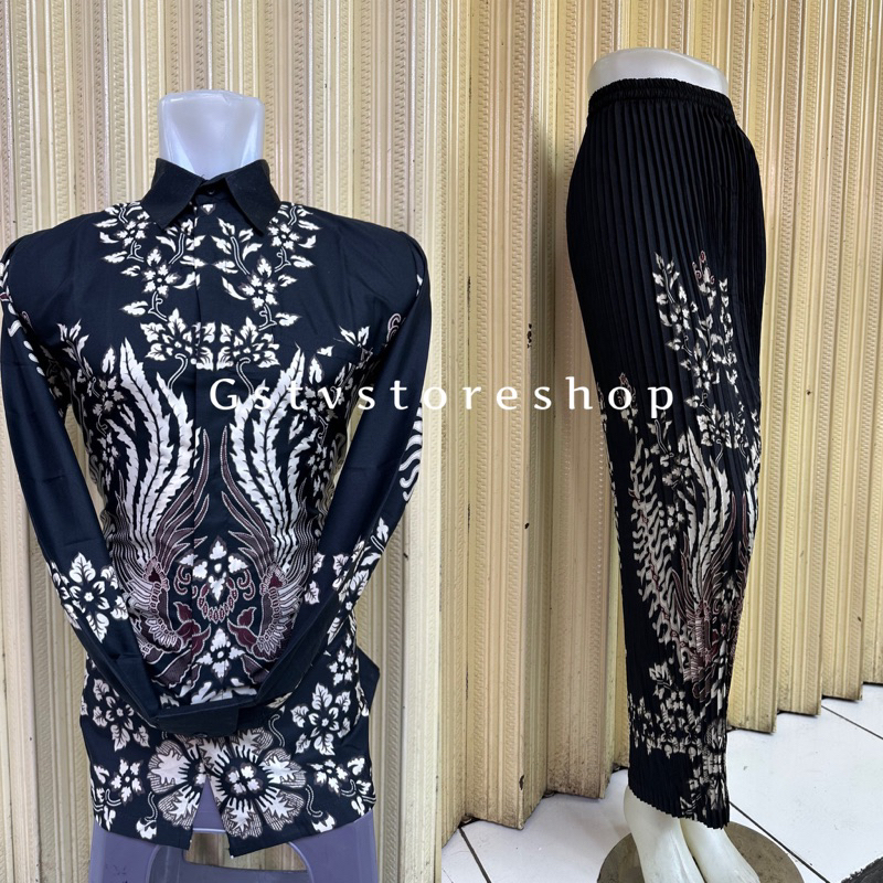 KEMEJA BATIK COUPLE / KEMEJA COUPLE / KEMEJA BATIK / BAWAHAN PLISKET