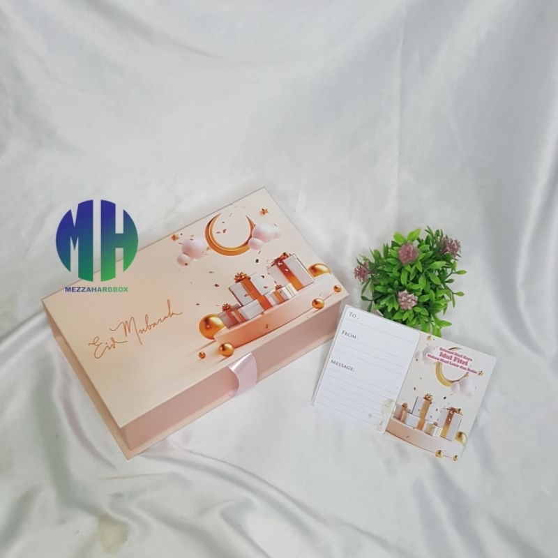 

hardbox set PaperBag Hampers Lebaran Box kue