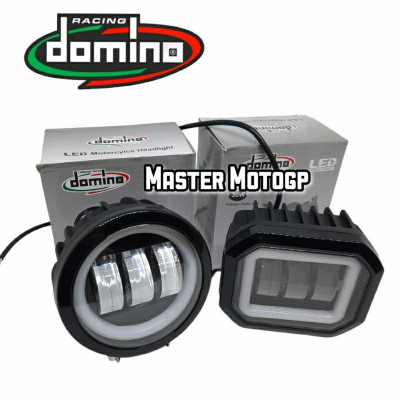 lampu 3 lensa Lampu tembak 3 lensa flash kedip Domino Racing Universal Klx Crf aerox nmax Nmax new l