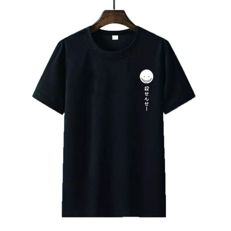 Kaos Distro Pria Lengan Pendek Kaos Trend Tulisan Jepang Tshirt Pria keren