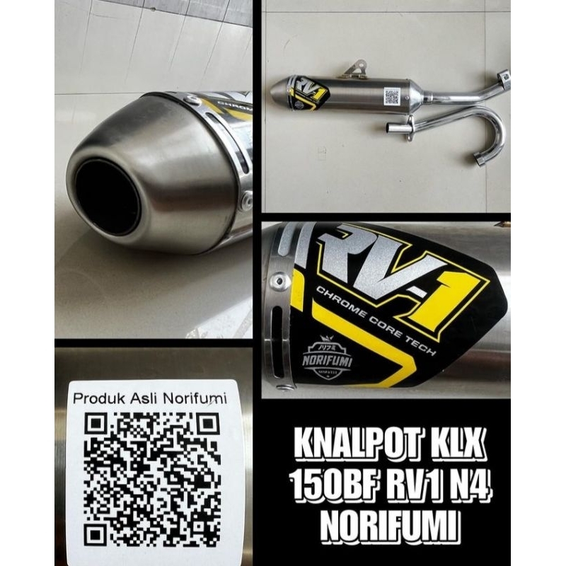 KNALPOT ORIGINAL NORIFUMI RV1 NEW