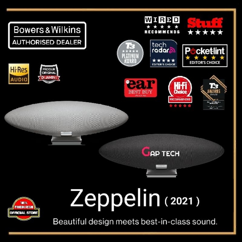 Bowers & Wilkins B&W Zeppelin 2021 Hi-Res Wireless Smart Active Speaker Original