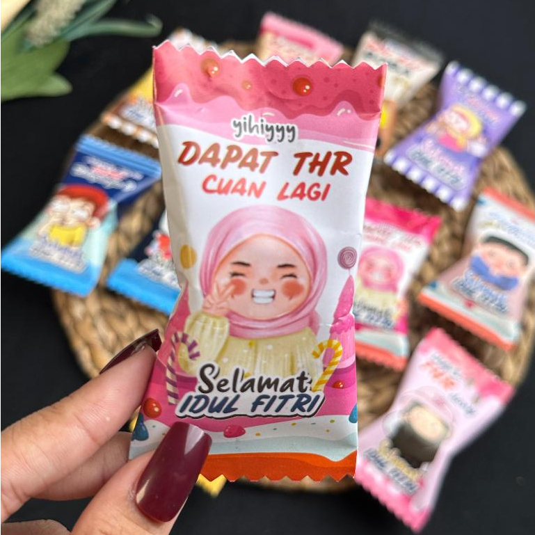 

12 pcs Amplop Permen Lebaran Lucu dan unik untuk ampau idul fitri