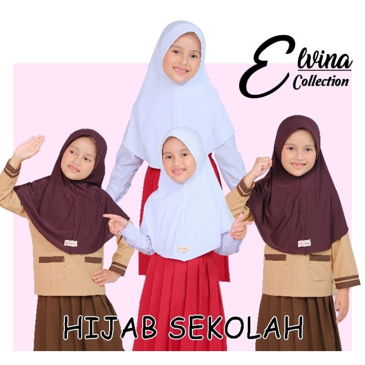 Elegant codeFf4F9 Hijab hamidah anak Hijab sekolah TerlarisTermurah