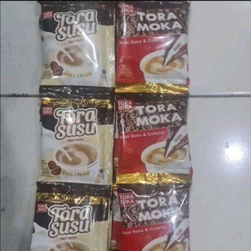 

Kopi torabika susu & torabika moka renteng