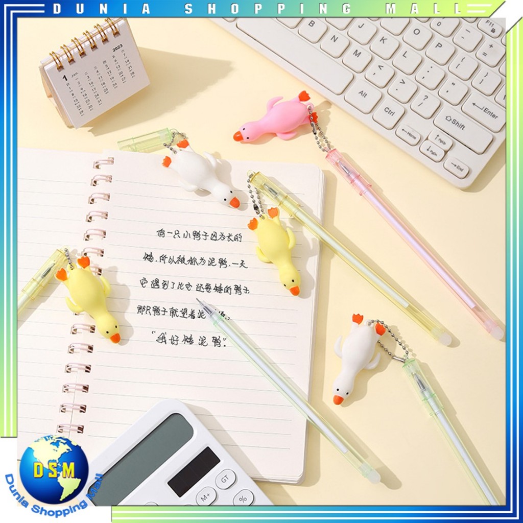

DSM Pulpen Lucu Aesthetic Gantungan Bebek Pulpen Gantungan Kartun Lucu Pen Gantungan Ayam Bolpoint Karakter Bebek Pena Gel Bolpen Unik Alat Tulis Kantor Gel Karakter