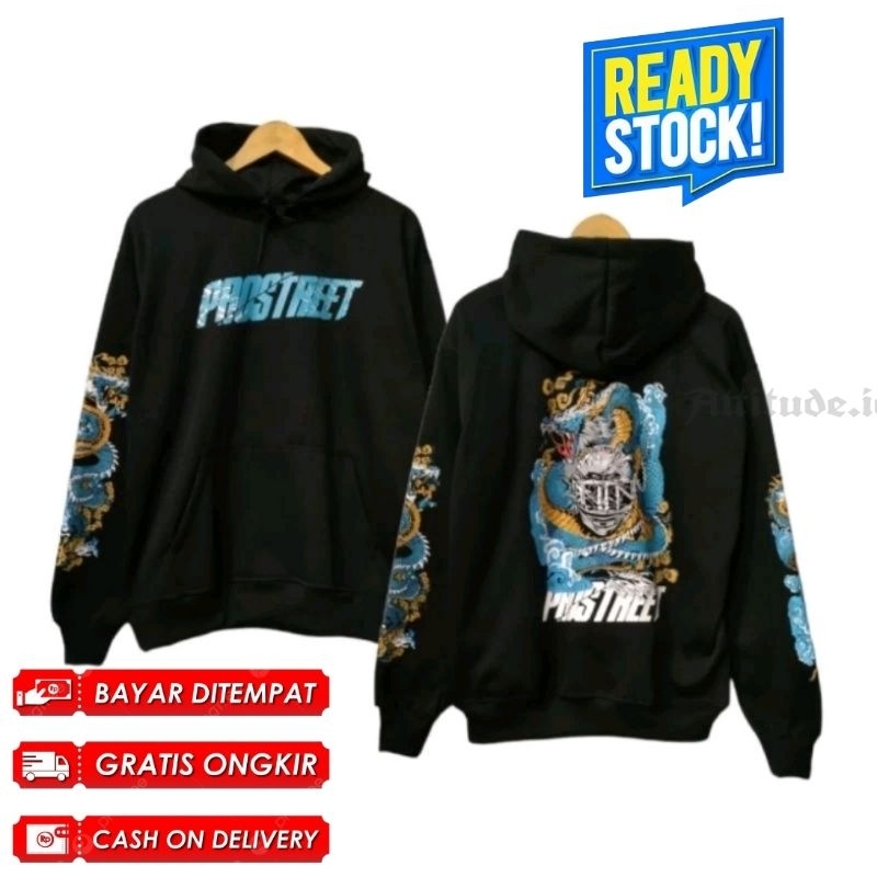 Sweater Anak Prostreet Naga Blue Ryujin Bisa Bayar ditempat