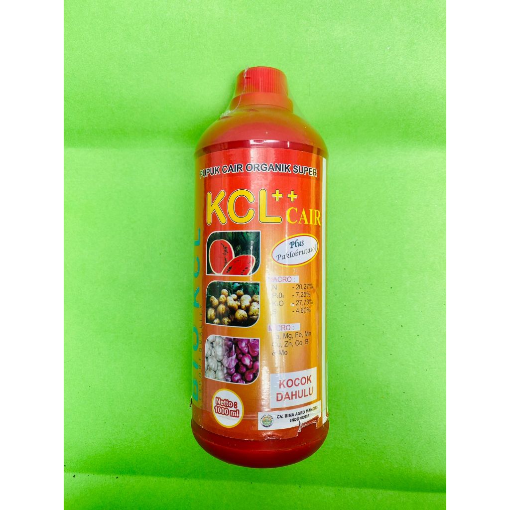 Pupuk Cair Organik super Bio KCL KCL++ Cair 1 Liter Bina Agro Mandiri