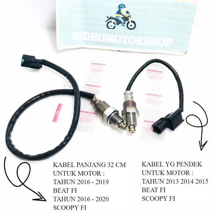 SENSOR KNALPOT O2 OKSIGEN HONDA BEAT FI SCOOPY FI TAHUN 2013 SAMPAI 2020 ORIGINAL HONDA