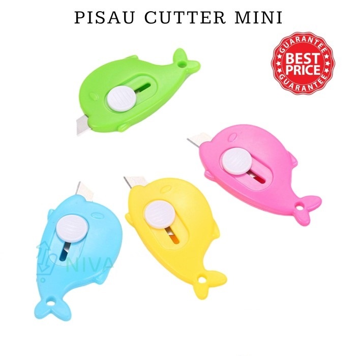 

PISAU CUTTER MINI TAJAM BENTUK KARAKTER CUTTER UNBOXING PAKET CUTTER PORTABEL