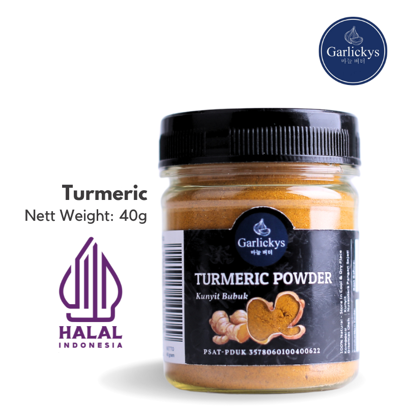 

GARLICKYS Bumbu Dapur Kunyit Kunir Bubuk Asli Murni Turmeric Powder Ground