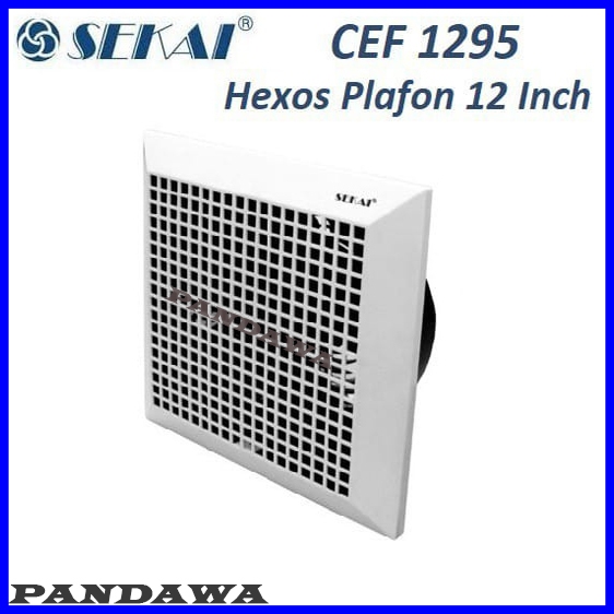 SEKAI CEF-1295 Ceiling Exhaust/Hexos/Heksos Fan Plafon 12" (32 cm Lubang Dinding)