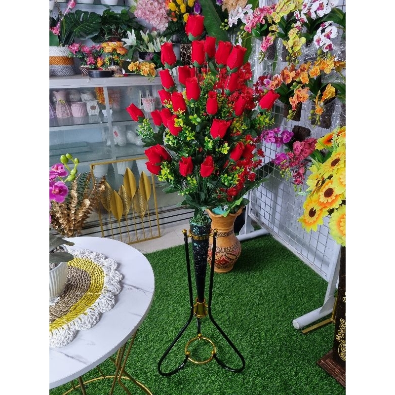 rangkaian bunga mawar / bunga sudut / bunga hias /mawar 36cabang