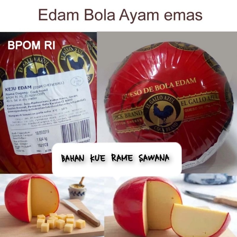 

( HARGA PROMO ) KEJU EDAM/KEJU BOLA REPACK 100 GR