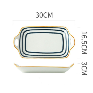 Piring Saji dan Lauk Keramik Piring Saji Keramik Jepang Tahan Panas