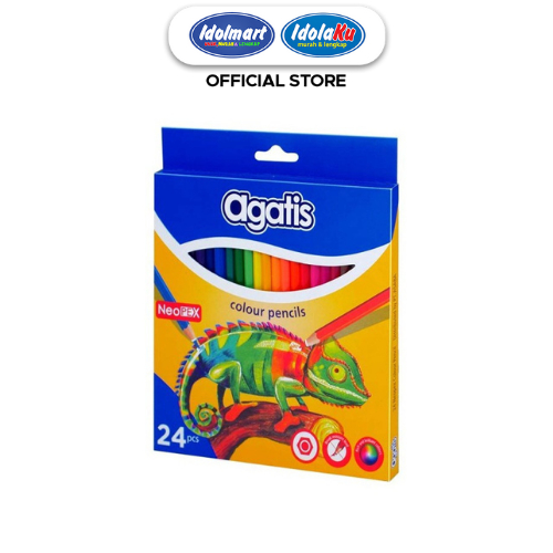 

IDOLMART Pensil Warna Agatis 24 Warna