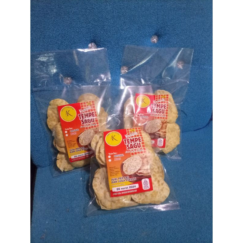 

Keripik Tempe Sagu keju kemasan 100g