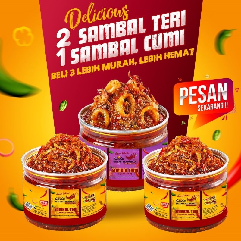 

Sambal teri paket Sutan Maimbau