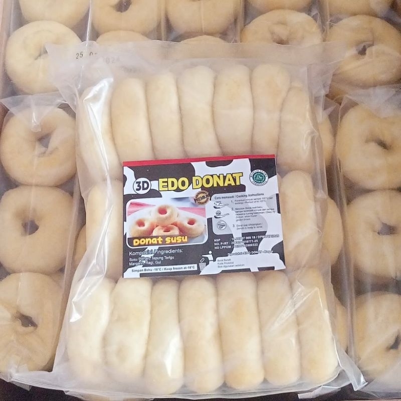 

Edo Donat Susu Dan Donat Coklat Isi 20 Pcs 3d Premium