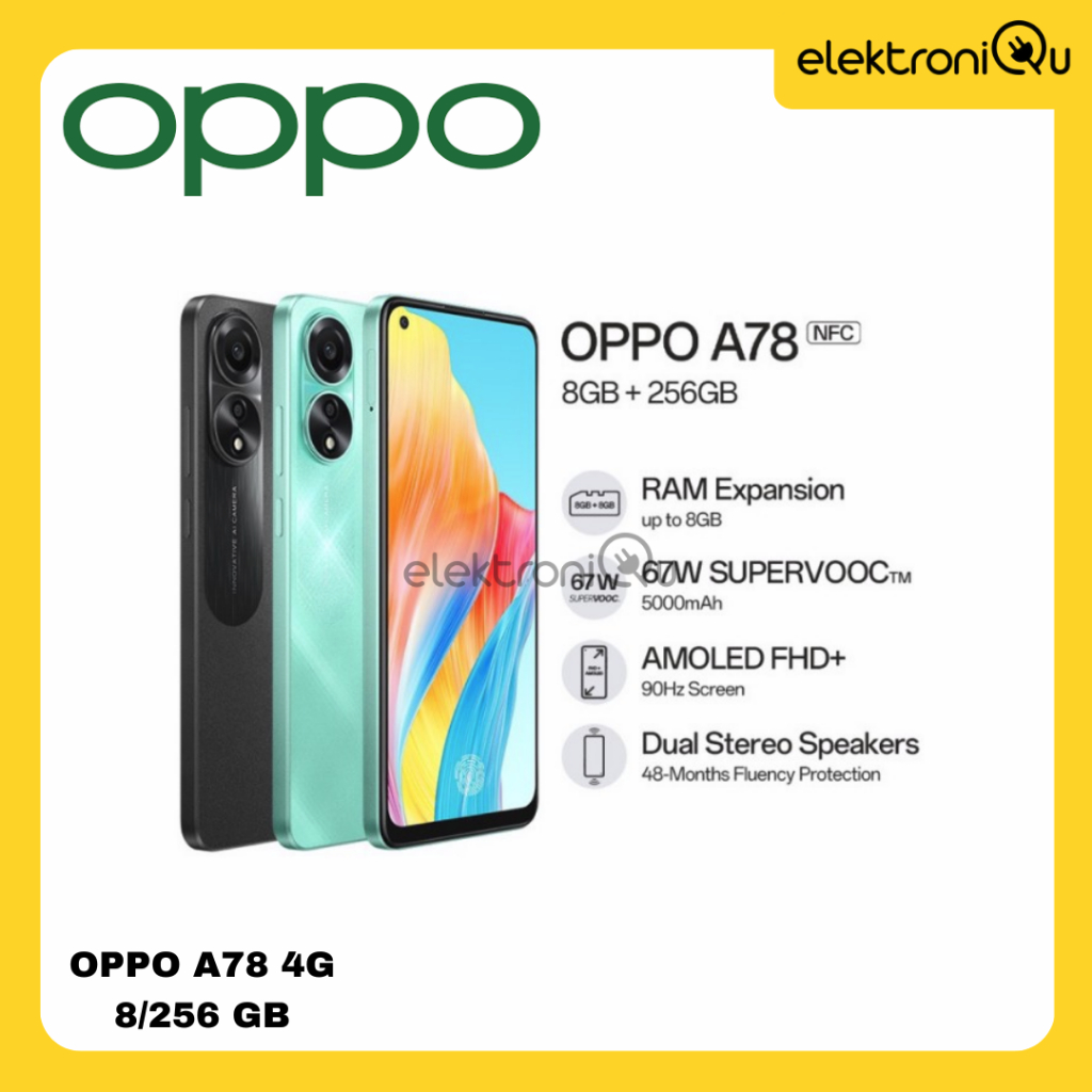 HP OPPO A78 4G 8 / 256 GB